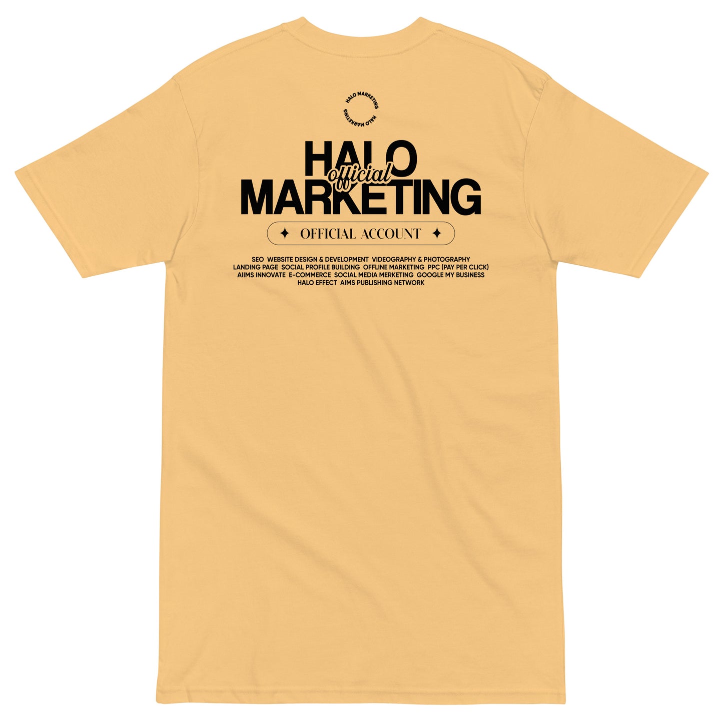 Halo Marketing Heavyweight Tee